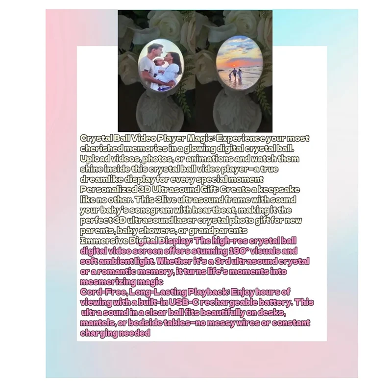 VisionSphere 3D – Mesmerizing Crystal Ball Video Display