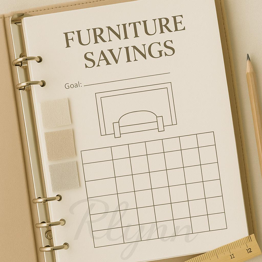 Savings Planner Bundle (Undated, Fillable) | Challenges + Furniture & Moving + Luxury Goal | GoodNotes Included