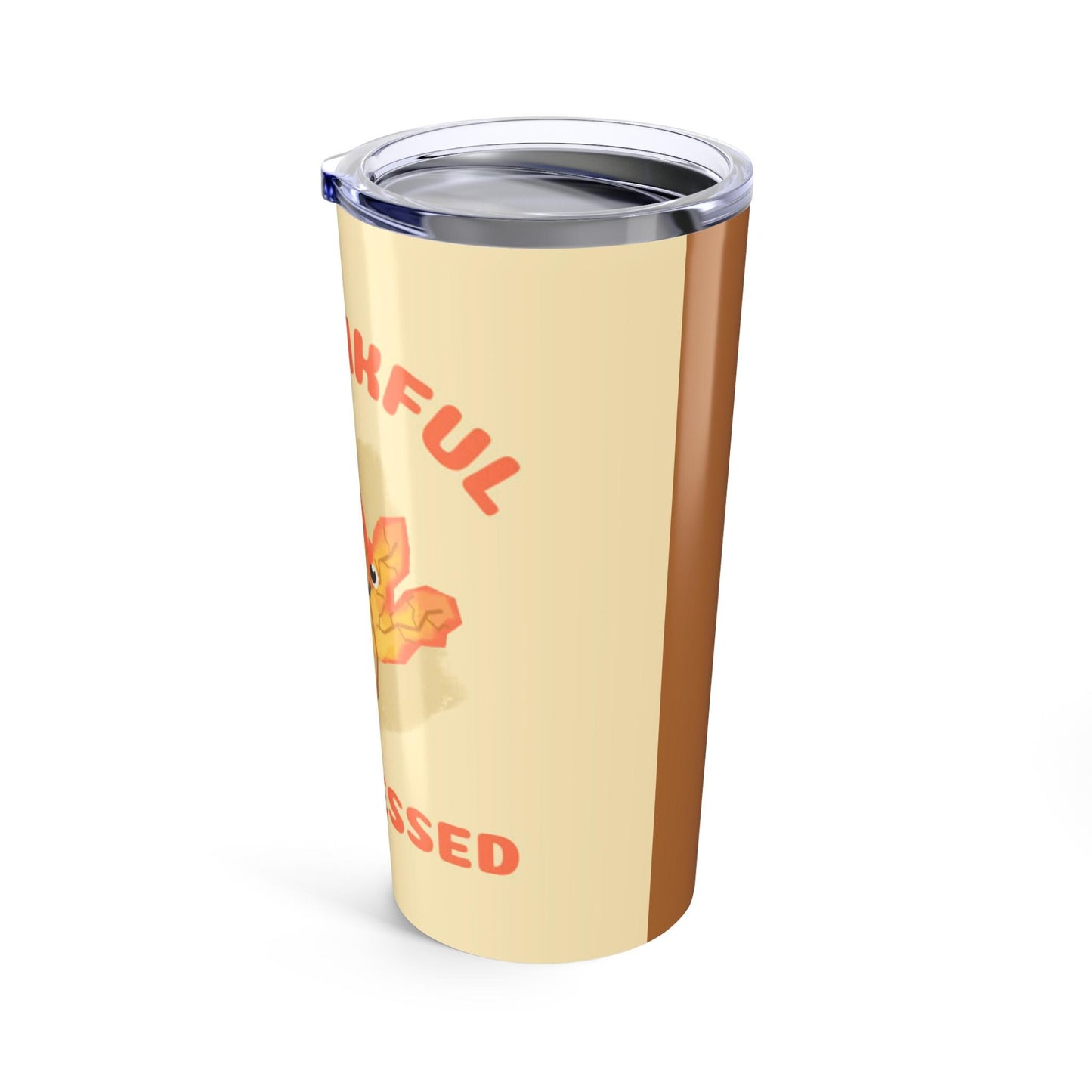 Thankful & Blessed Fall Tumbler: 20oz Autumn Drinkware
