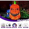 12ft Giant Halloween Inflatable Pumpkin with LED Lights