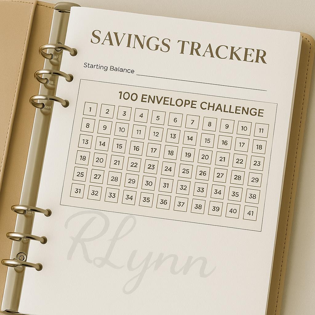 Savings Planner Bundle (Undated, Fillable) | Challenges + Furniture & Moving + Luxury Goal | GoodNotes Included
