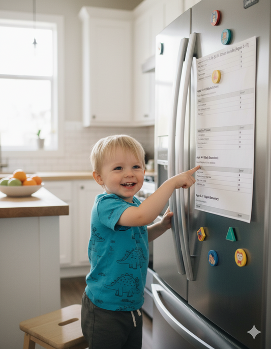 Chore & Life Skills Bundle (Ages 2–17) | Printable Charts for Kids & Teens | Responsibility, Time Management & Organization