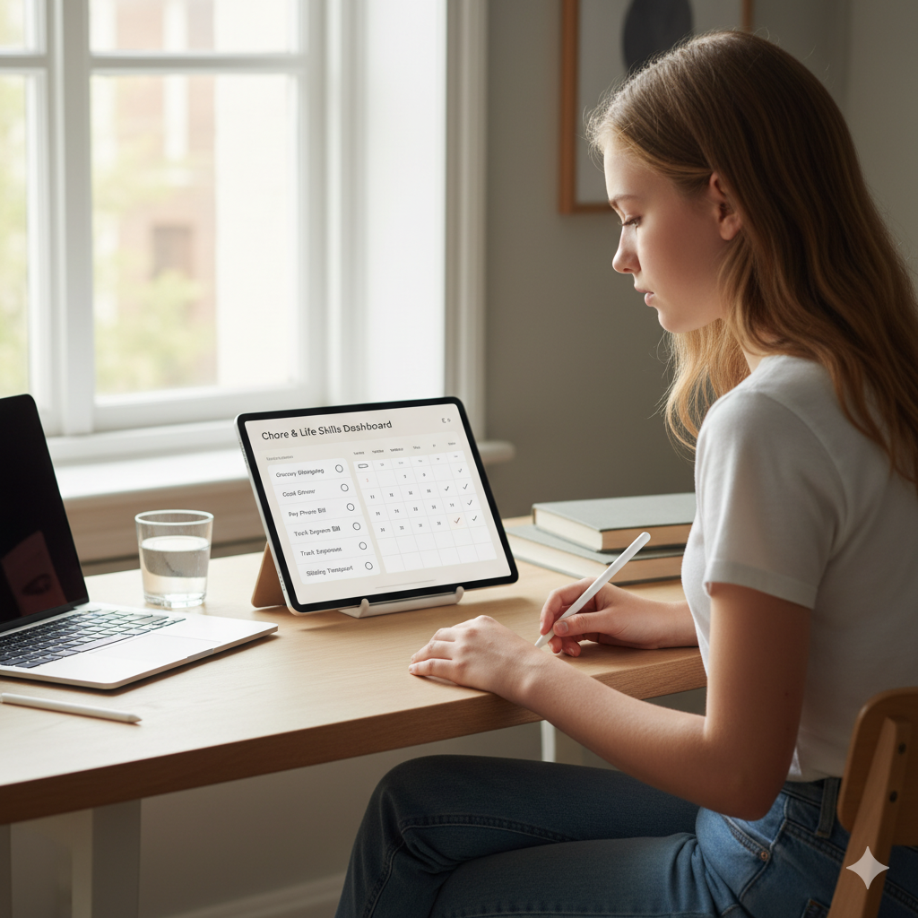 Chore & Life Skills Bundle (Ages 2–17) | Printable Charts for Kids & Teens | Responsibility, Time Management & Organization