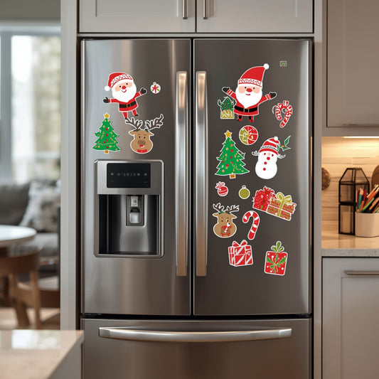 Holiday Themed Fridge Magnet Set