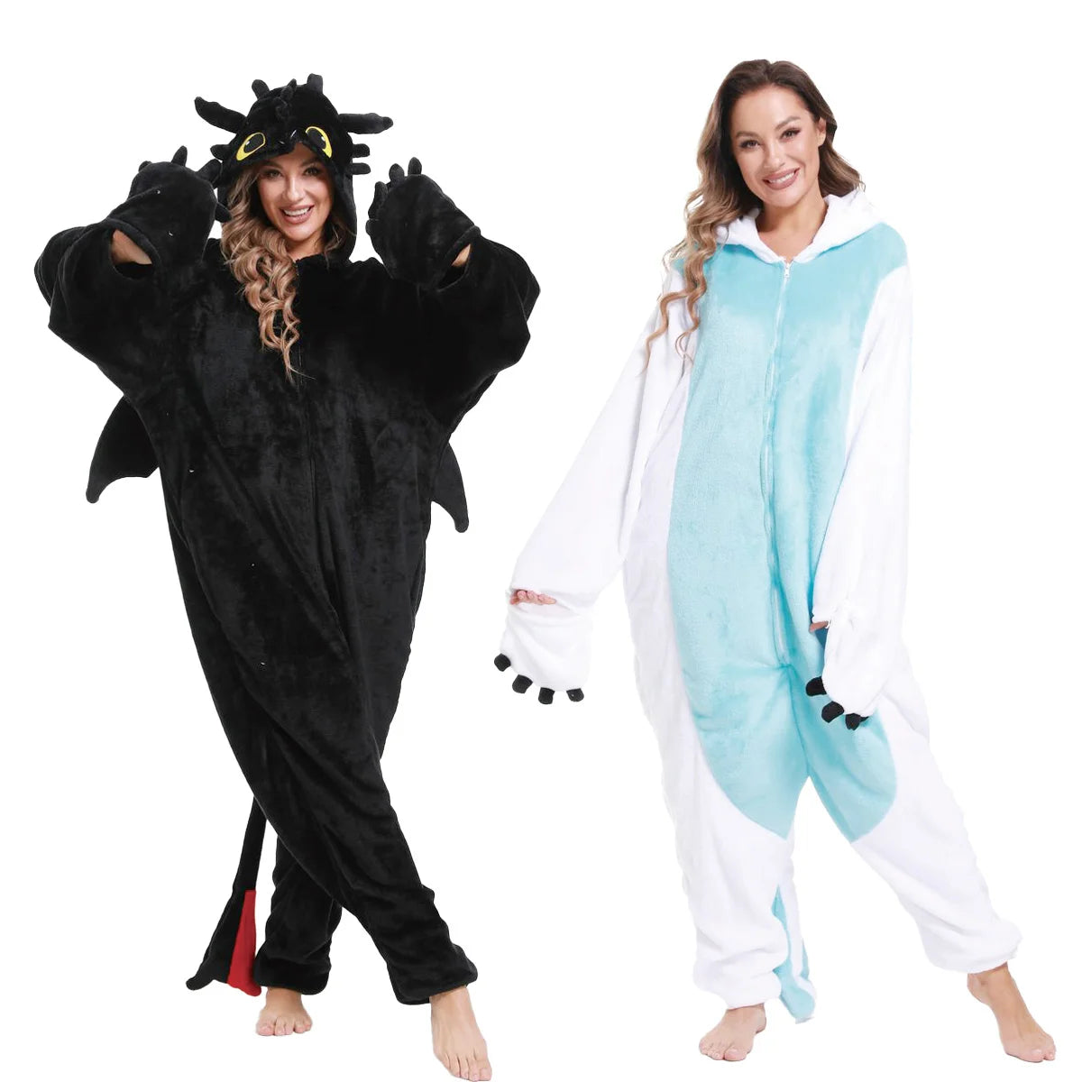 Cozy Up in Style: Snuggy Dragon Cartoon Onesie