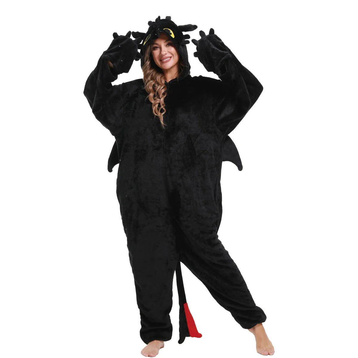 Cozy Up in Style: Snuggy Dragon Cartoon Onesie