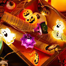 Spooky LED String Lights - 20ft Halloween Decoration