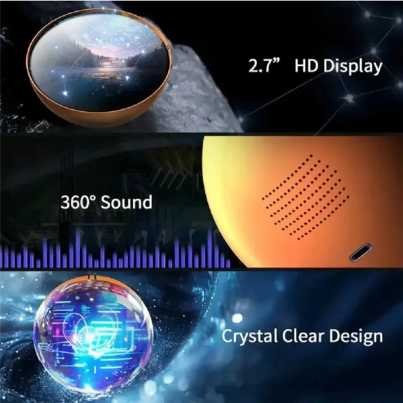 VisionSphere 3D – Mesmerizing Crystal Ball Video Display