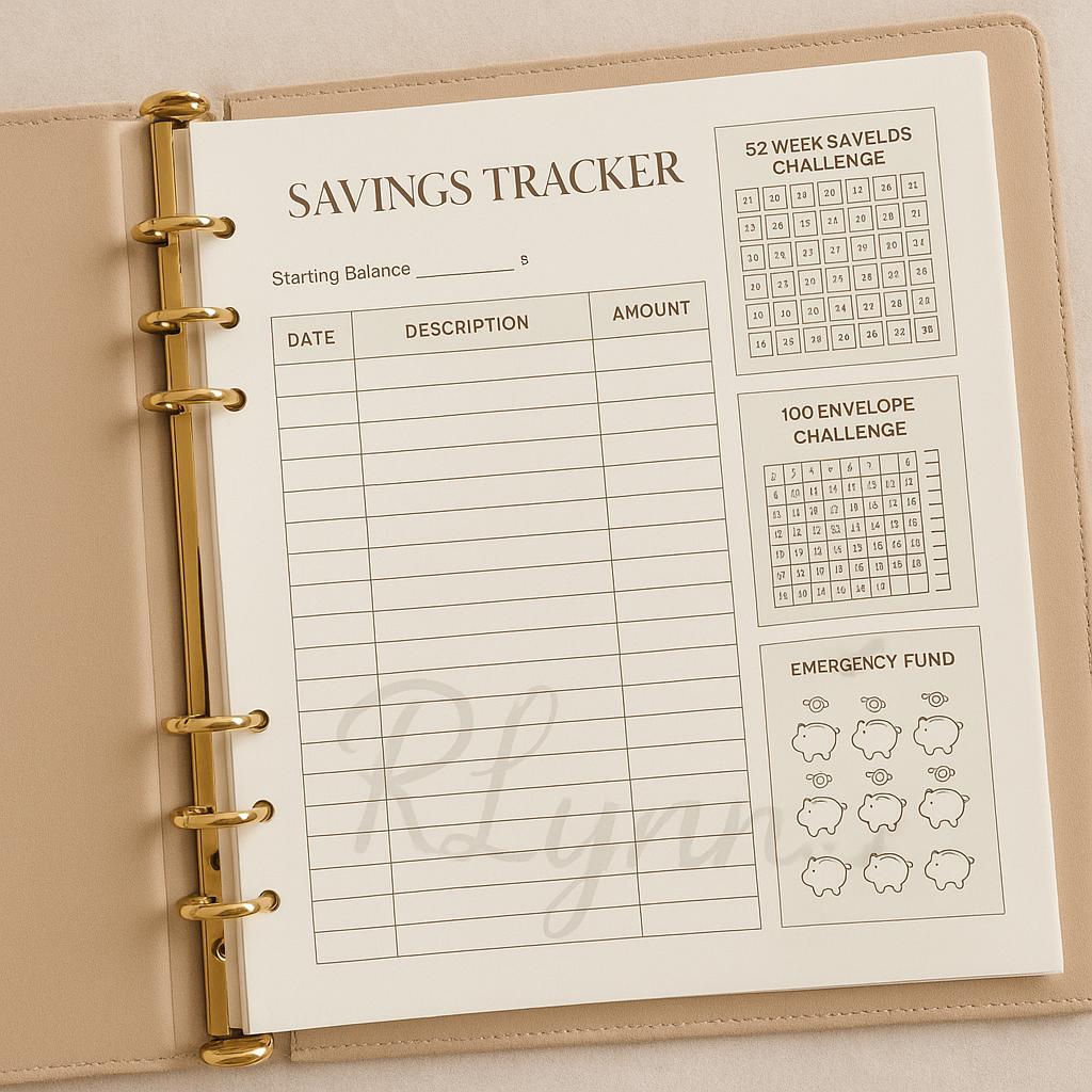 The Ultimate Savings Tracker Binder Build