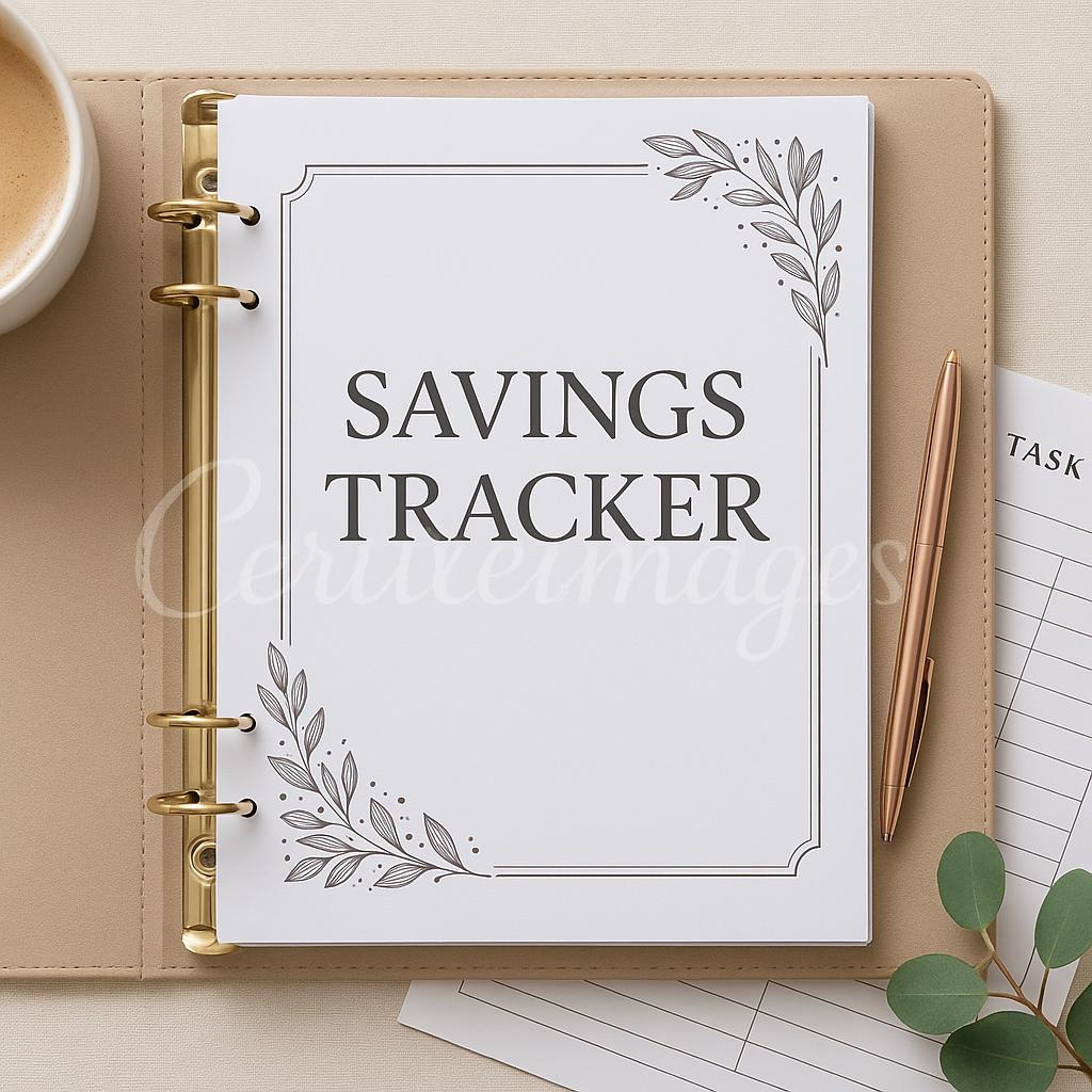 Studio License: Savings Binder System (Commercial Use) | Client Print Rights | Undated + Fillable + GoodNotes