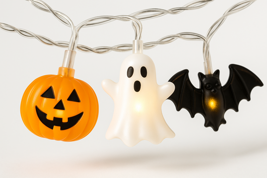 Spooky LED String Lights - 20ft Halloween Decoration